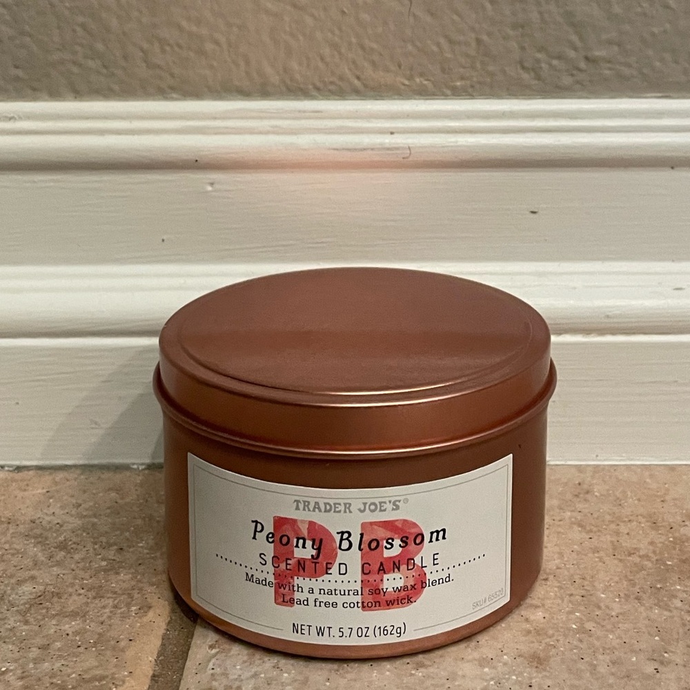 Trader Joe’s Peony Blossom Candle